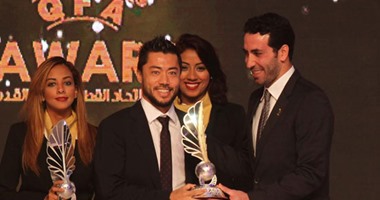 محمد أبو تريكة يشارك فى توزيع جوائز الموسم بالدورى القطري
