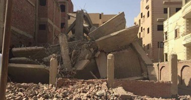 رئيس مدينة القناطر: انهيار منزل مكون من 3 أدور دون أى إصابات