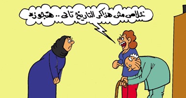 امتحانات الثانوية العامة فى كاريكاتير اليوم السابع