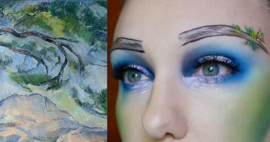بالصور..ميكب ارتيست تحول وجهها إلى لوحات فنية باستخدام المكياج