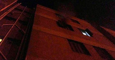 بالصور.. السيطرة على حريق فى "سكن الأطباء" بمستشفى جامعة طنطا