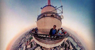 تداول صور للقاهرة من أعلى نقطة فوق برج الجزيرة بزاوية 360 درجة