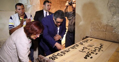 بالفيديو..وزير الآثار يفتتح هرم "أوناس" و3 مقابر بسقارة