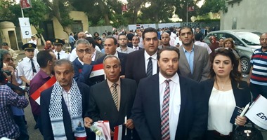 سفارة فلسطين فى القاهرة تشارك فى حفل تأبين ضحايا الطائرة المصرية