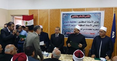 وزير الأوقاف فى افتتاح مسجد بدمياط: لن نسمح لغير المتخصصين باعتلاء المنابر