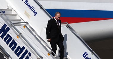 الرئيس الروسى فلاديمير بوتين يصل القاهرة للقاء السيسي