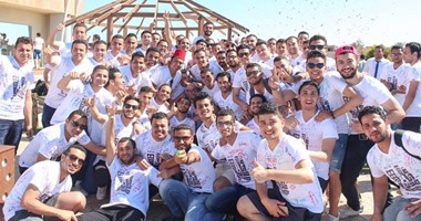 صحافة المواطن: بالصور: طلاب "مصر العالى للهندسة" بالمنصورة يحتفلون بالتخرج