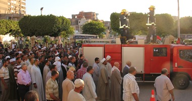 بالصور.. تشييع جنازة رقيب شرطة فى بنى سويف بعد استشهاده بسيناء 