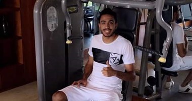 كهربا يتسلح بالجيمانزيوم فى أجازة الزمالك