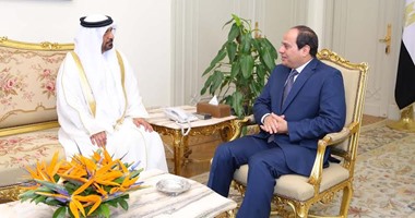السيسي يشيد بعلاقات مصر والإمارات بمناسبة ختام أعمال السفير الإماراتى