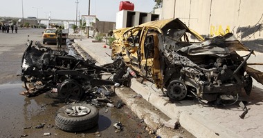 بالصور.. مصرع 4 أشخاص وإصابة 15 آخرين فى تفجير استهدف زوار شيعة ببغداد