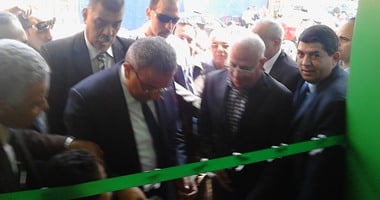 محافظ بور سعيد ورئيس البريد المصرى يفتتحان مركز الخدمات البريدية ببورسعيد‎