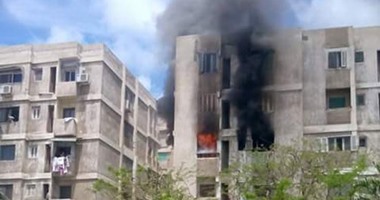 السيطرة على حريق شقة سكنية فى أكتوبر دون وقوع إصابات 