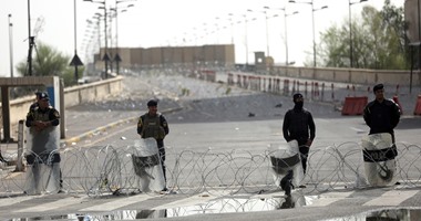 بالصور..اغلاق طرق بغداد الرئيسية لمنع الاحتجاجات عند المنطقة الخضراء