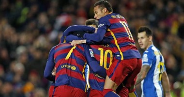 بالفيديو.. ميسي يفتتح أهداف ديربى كتالونيا بين برشلونة وإسبانيول