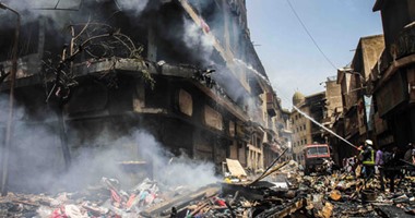 النيابة تتلقى 129 محضرًا من متضررى حريق سوق الرويعى بالعتبة