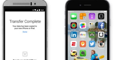 "أبل" تطرح تطبيق Move to iOS لتحويل البيانات من أندرويد إلى IOS بسهولة