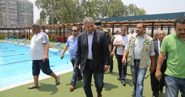 وزير الشباب يتفقد مركز شباب الجزيرة ويتابع الأنشطة الرياضية والثقافية