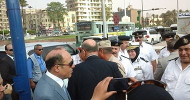 مدير أمن القاهرة يتفقد محطة مترو "السادات"