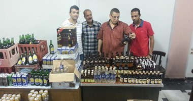 ضبط 1708 زجاجة بيرة وويسكى وفوديكا قبل ساعات من رمضان فى سوهاج