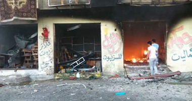 بالصور..انفجار عبوة ناسفة قرب مواقع أمنية وسط مدينة العريش