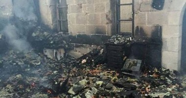 بالصور.. متطرفون يهود يحرقون كنيسة فى طبريا