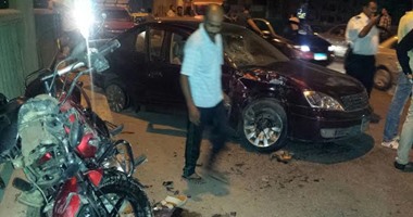 إصابة 4 أشخاص فى حادث تصادم دراجات بخارية فى كوم أمبو بأسوان   