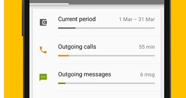 بالصور.. تطبيق لمراقبة استهلاكك للمكالمات والرسائل على هاتفك الأندرويد