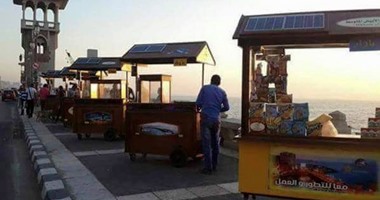 لأول مرة.. عربات للباعة الجائلين بالطاقة الشمسية فى الإسكندرية