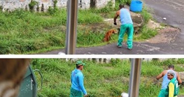 طرد عامل نظافة برازيلى من عمله بعد تعذيبه لكلب ضال
