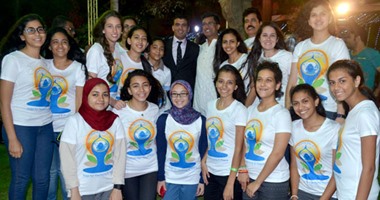 بالصور.. السفير الهندى بالقاهرة يحتفل باليوم العالمى لليوجا