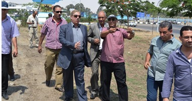  محافظ الإسماعيلية يتفقد أعمال تجميل وتطوير مداخل المحافظة