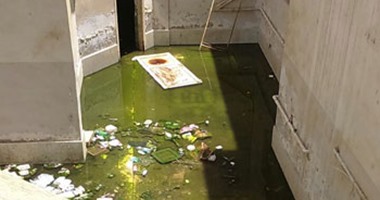 "واتس آب اليوم السابع": بالصور.. مستشفى العياط تغرق فى مياه الصرف