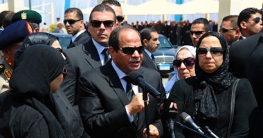 كلمة الرئيس السيسى بجنازة النائب العام على التليفزيون المصرى بعد قليل