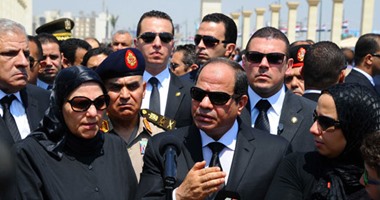 ولى عهد ابو ظبى يقدم التعازى للرئيس السيسى فى النائب العام وضحايا شمال سيناء