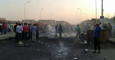 انفجار سيارة بمحيط قسم ثان 6 أكتوبر  والعثور على أشلاء ضحايا