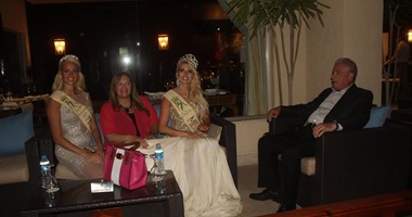 ملكتا جمال سولوفينيا وهولندا تزوران شرم الشيخ لدعم السياحة المصرية