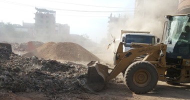 حملة نظافة وتشجير بمدينة قليوب