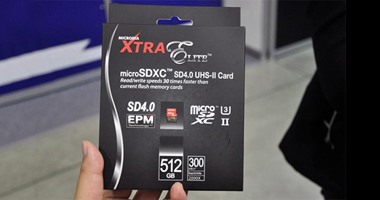 شركة Microdia تطلق أول بطاقة ذاكرة فى العالم بمساحة 512 جيجابايت 