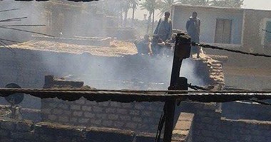 السيطرة على حريق التهم 6 منازل وأحواش مواشى بسوهاج