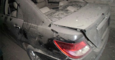 واتس آب اليوم السابع:بالصور..تحطم سيارات وإصابة مواطن بانفجار قنبلة بحلوان
