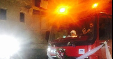 20 سيارة إطفاء للسيطرة على حريق مصنع بلاستيك شبرا الخيمة