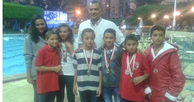 الأهلى يحصد 3 ميداليات فى كأس مصر للغطس