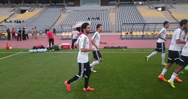 بالصور.. المنتخب يختتم استعداداته لمالاوى..ومحمد صلاح "سليم"