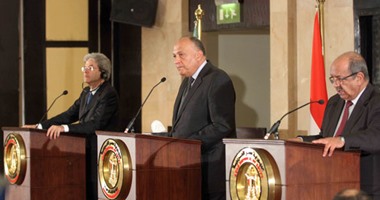 وزير الخارجية الإيطالى لسامح شكرى: أمامنا مرحلة حاسمة فى المفاوضات الليبية