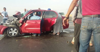 مصرع طفل وإصابة 8 أشخاص فى انقلاب سيارة إسعاف بكفر الشيخ