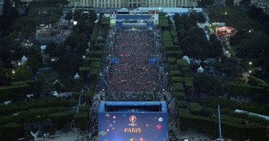 يورو 2016.. 90 ألف فى افتتاح منطقة المشجعين للبطولة فى باريس