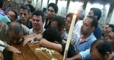 الكنيسة تقيم صلاة جنازة ضحايا حادث الأتوبيس على طريق القاهرة الإسماعيلية