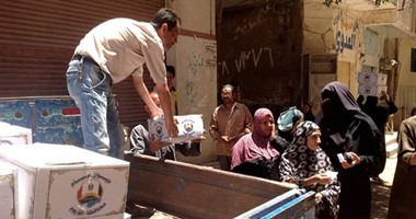 توزيع 2000 كرتونة سلع غذائية بمدينة أشمون فى المنوفية 