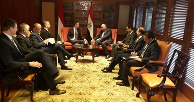 سامح شكرى يعقد جلسة مباحثات مع وزير خارجية المجر على هامش زيارته لمصر